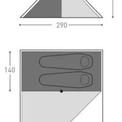 Bach Wickiup 4 Half Size Innertent Vapor Blue
