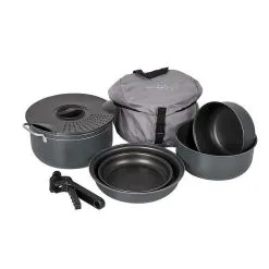 Bo-Camp Cookware Set 7 Pieces Anthracite
