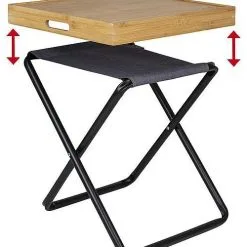 Bo-Camp Urban Outdoor Bo-Camp - Urban Outdoor Stützblatt / Dienblad -Zelte Ski Shop bo camp urban outdoor oplegblad dienblad bruin 42 x 42 x 5 cm bruin 1