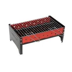 Campgear Barbecue Compact Holzkohle Black-Red -Zelte Ski Shop campgear barbecue compact houtskool black red 0 1