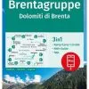 Kompass Wanderkarte 073 Brentagruppe, Dolomiti WO Brenta -Zelte Ski Shop kompass wandelkaart 073 brentagruppe dolomiti di brenta 0 1