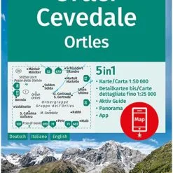 Kompass Wanderkarte 72 Ortler/Ortles, Cevedale