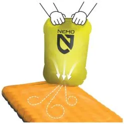 Nemo Vortex Pump Sack Lemon Green -Zelte Ski Shop nemo vortex pump sack lemon green 4