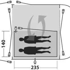 Outwell Newburg-Parkville 260 Inner Charcoal 11 Outwell Newburg-Parkville 260 Inner Charcoal -Zelte Ski Shop outwell newburg 260 inner charcoal 4