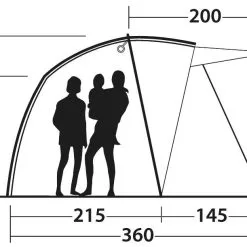 Outwell Woodcrest 2022 Green -Zelte Ski Shop outwell woodcrest green 2 1
