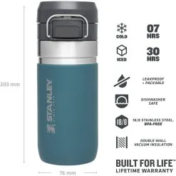 Stanley The Quick Flip Water Bottle 0,47 L -Zelte Ski Shop stanley the quick flip water bottle 0 47l lagoon 7 1